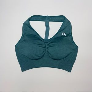 Oner Active Classic Seamless 2.0 V-Neck Bralette - Mineral Green Marl - M